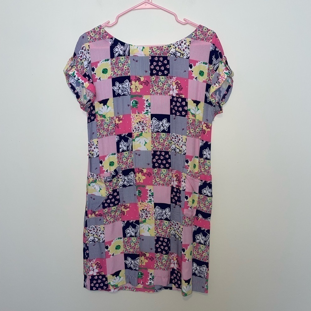 Lilly Pulitzer Rae Ain’t No Lady Patchwork Dress Size Small